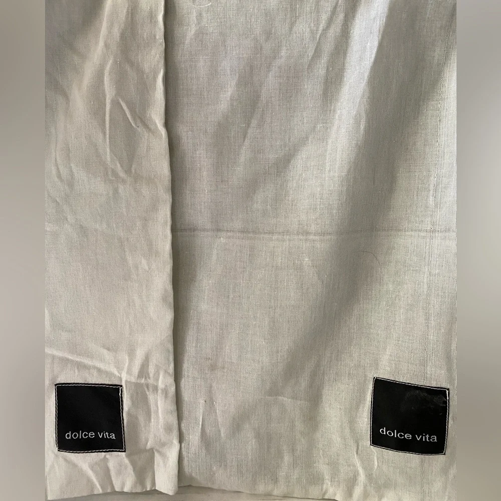 Dolce Vita black calfskin leather platform boots with back zip size 8 1/2 - Picture 15 of 16